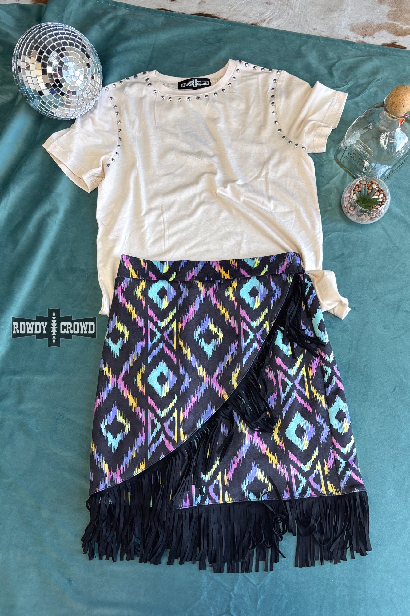 Far Out Fringe Skirt