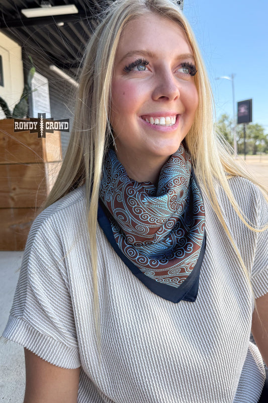 SMALL Teal River Wild Rag