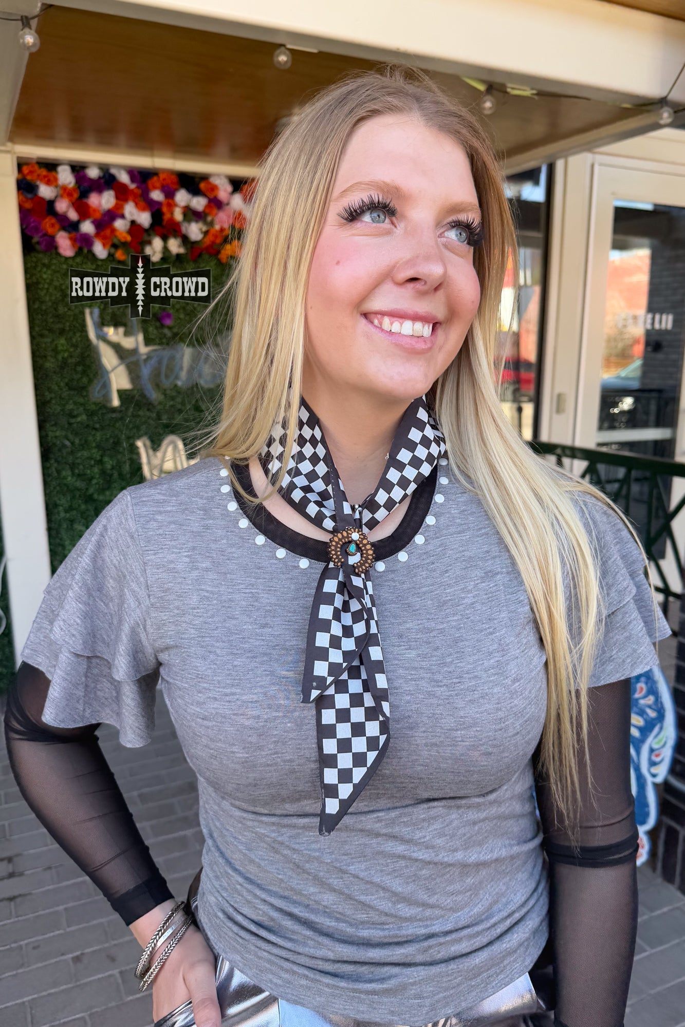 Cowboy Checkered Scarf