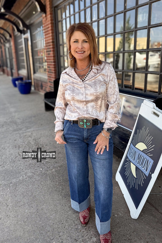 Shiner Silky Button Up