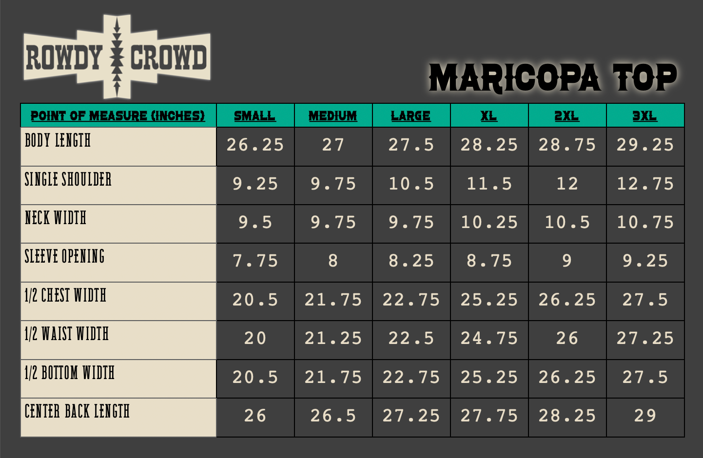 Maricopa Top