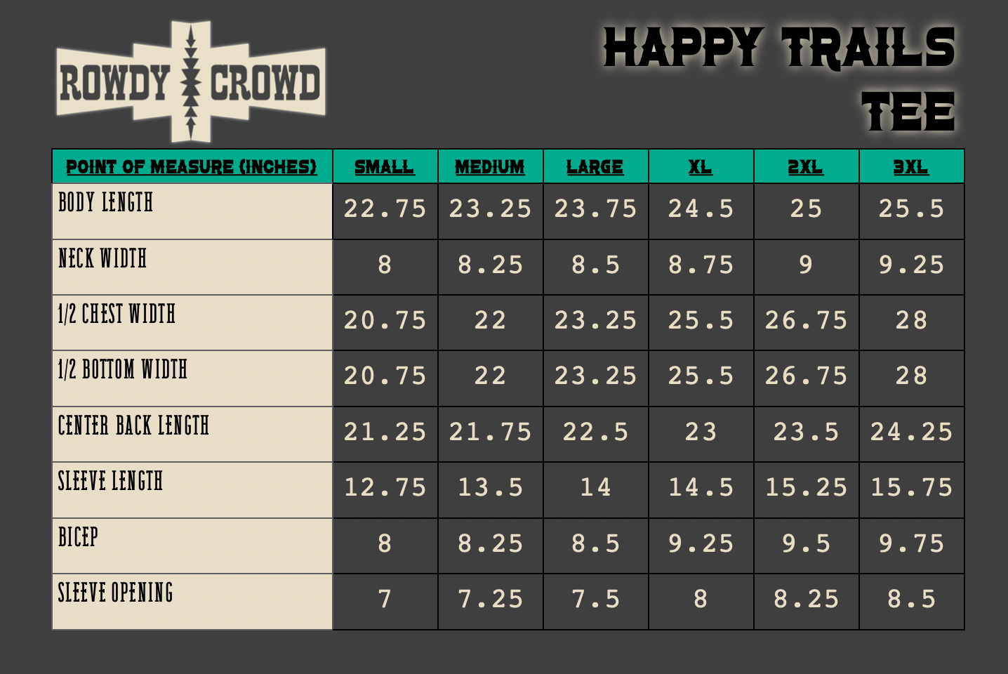 Happy Trails Tee