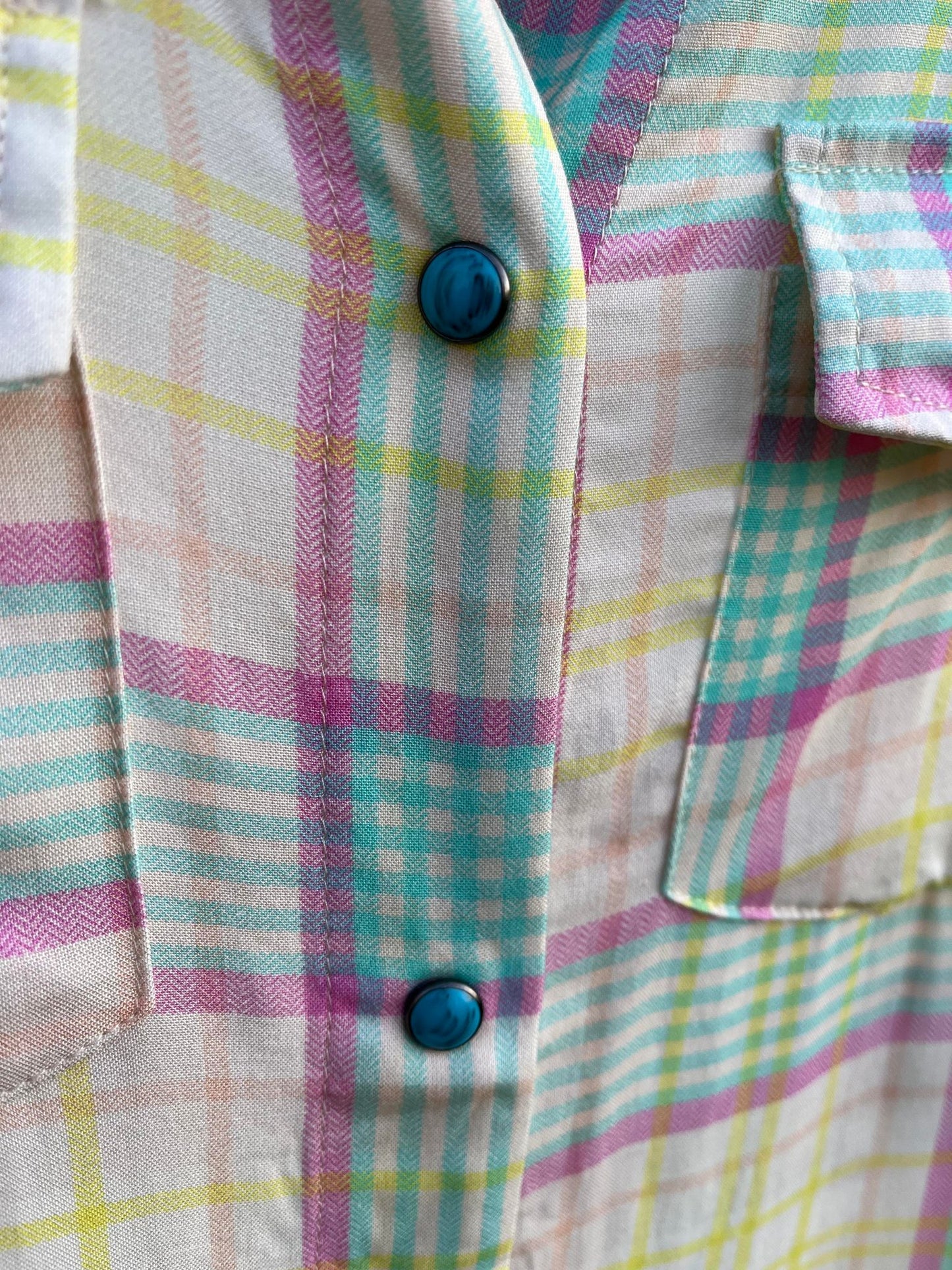 Be Extra Turquoise Snap Shirt