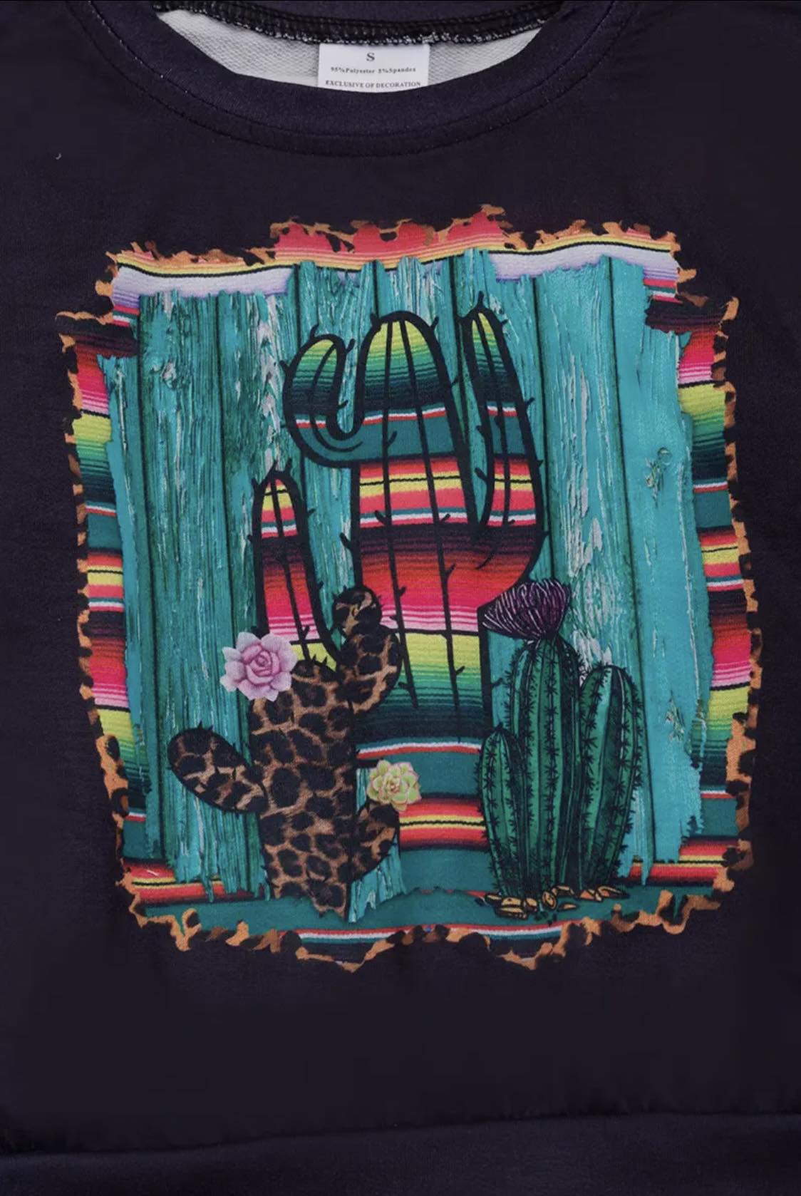 Kids Serape Printed Sweatshirt