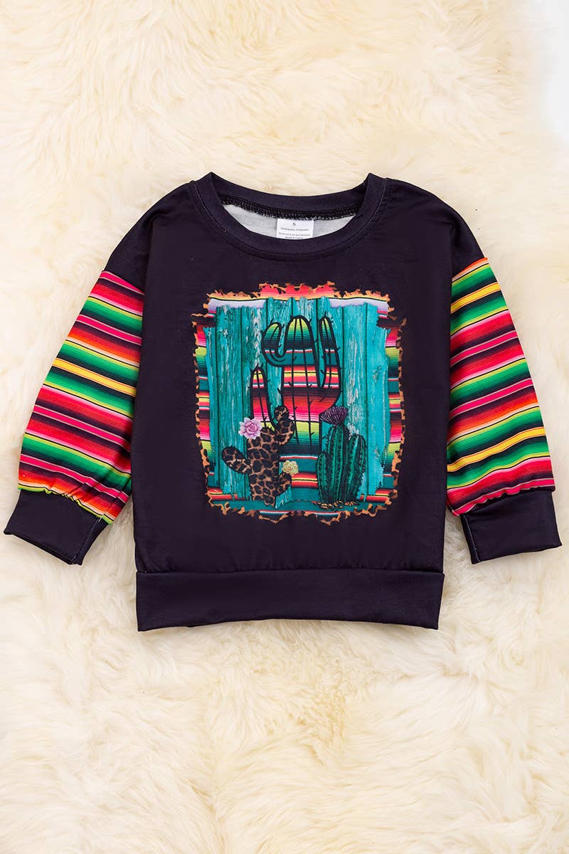 Kids Serape Printed Sweatshirt