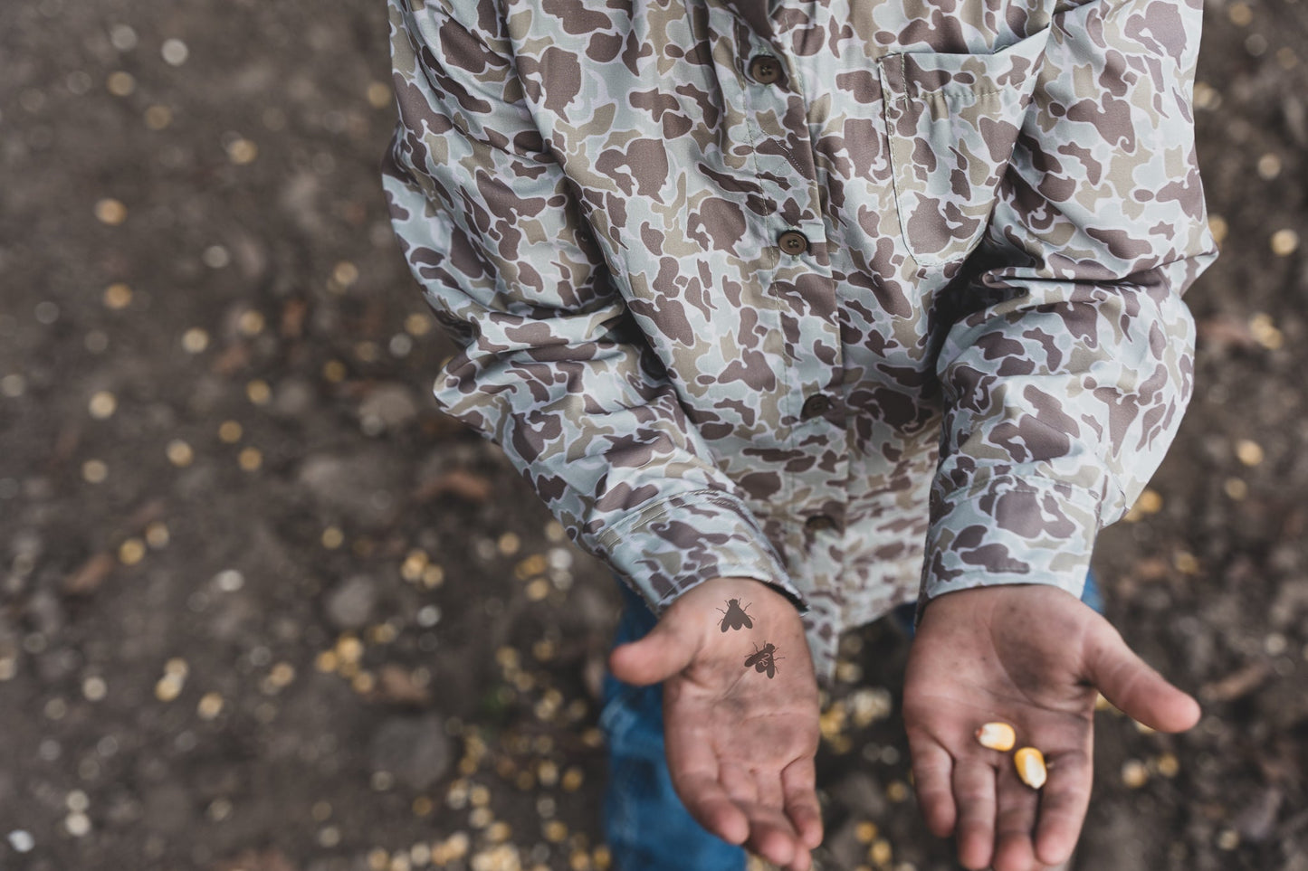 COWBOY CAMO L/S [KIDS]