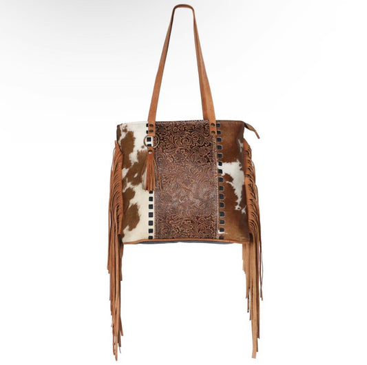 Cowhide Tote Bag